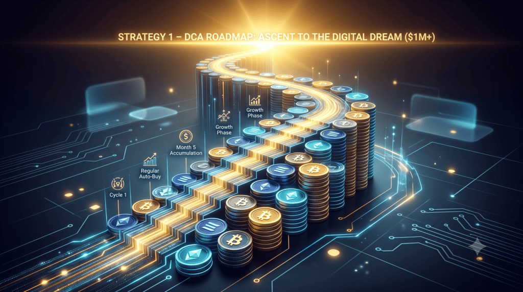 how to become a crypto millionaire dollar cost