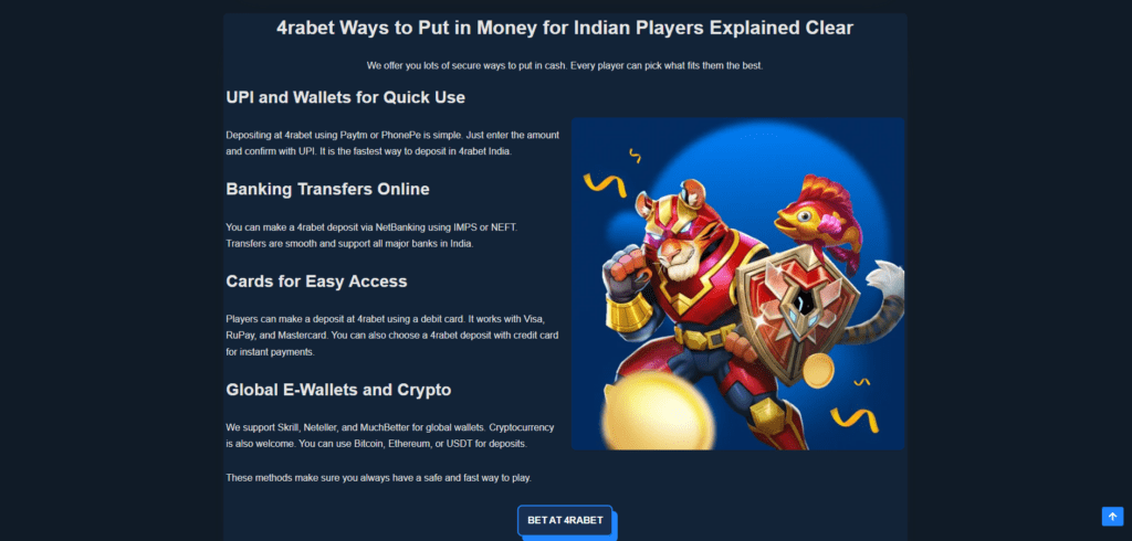 4rabet sportsbook review deposit methods and payment options