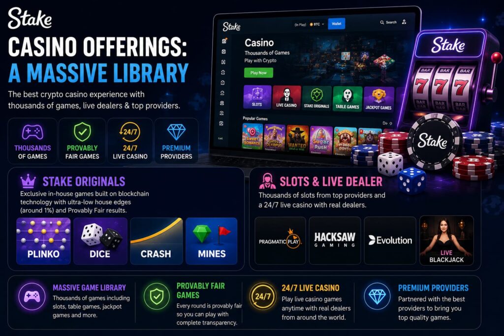 stake sports betting casino review