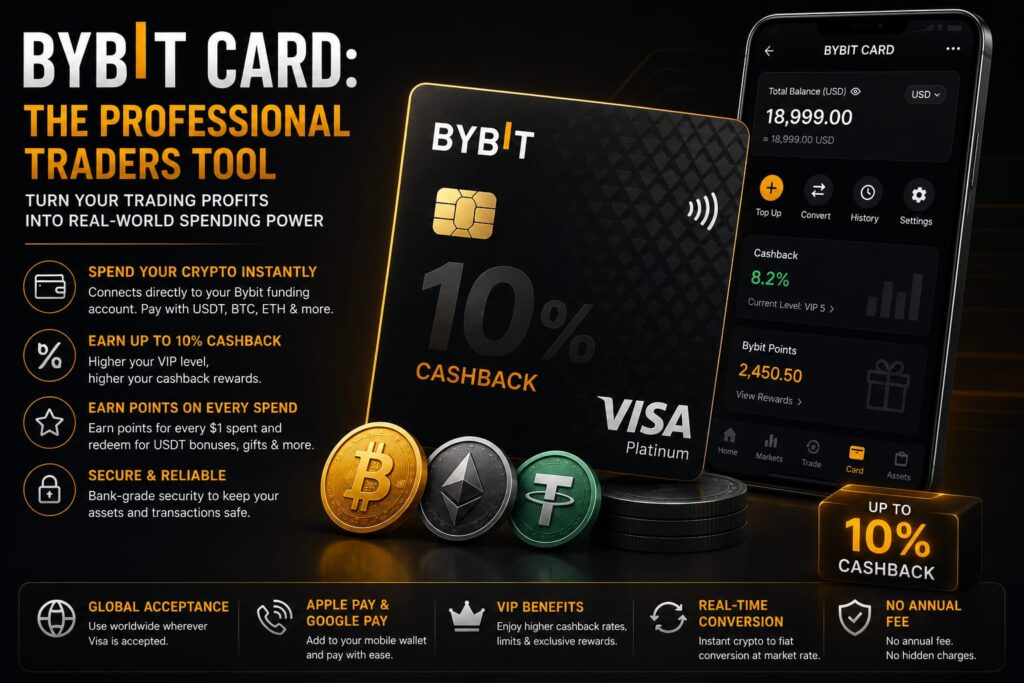 bybit crypto card for active traders