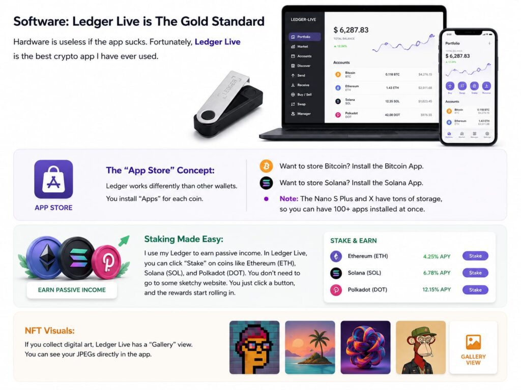 software : ledger live is this gold standard