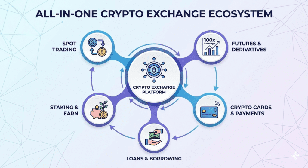 best all in one crypto exchange ecosystem