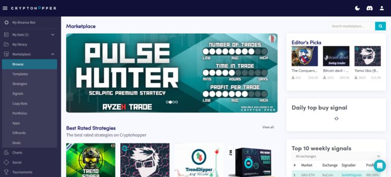 7 Best Crypto Trading Bots for Beginners in 2026 (No Coding Needed) 4 crypto hopper one of the best crypto trading bots
