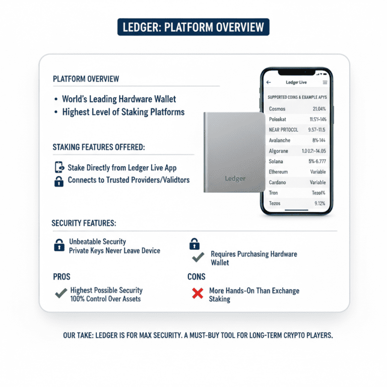 ledger one of the best hardware crypto staking platforms