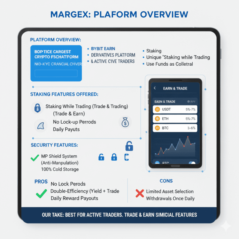 Margex is one of the best crypto staking platforms