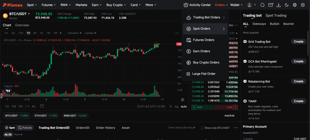 7 Best Crypto Trading Bots for Beginners in 2026 (No Coding Needed) 2 pionex one of the best crypto trading bot for beginners