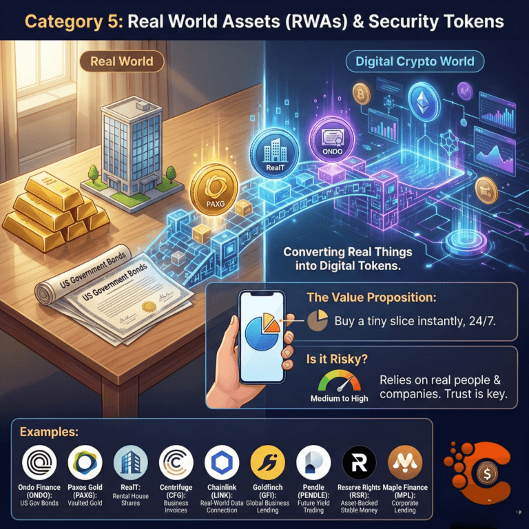 Crypto Coins List: Types of Cryptocurrencies (2026 Edition) 6 types of cryptocurrencies
