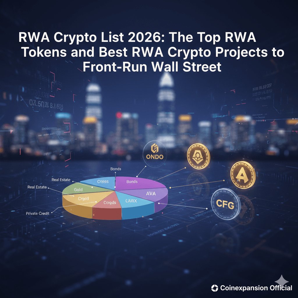 RWA Crypto List 2026: The Top RWA Tokens and Best RWA Crypto Projects to Front-Run Wall Street