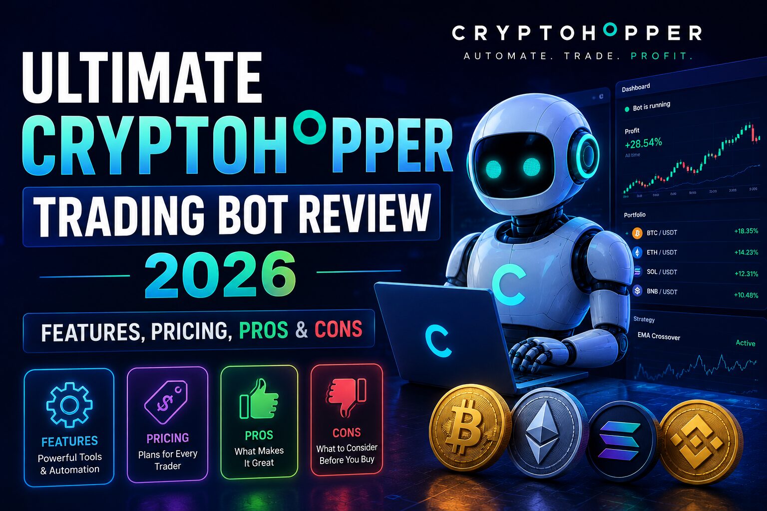Cryptohopper trading bot review