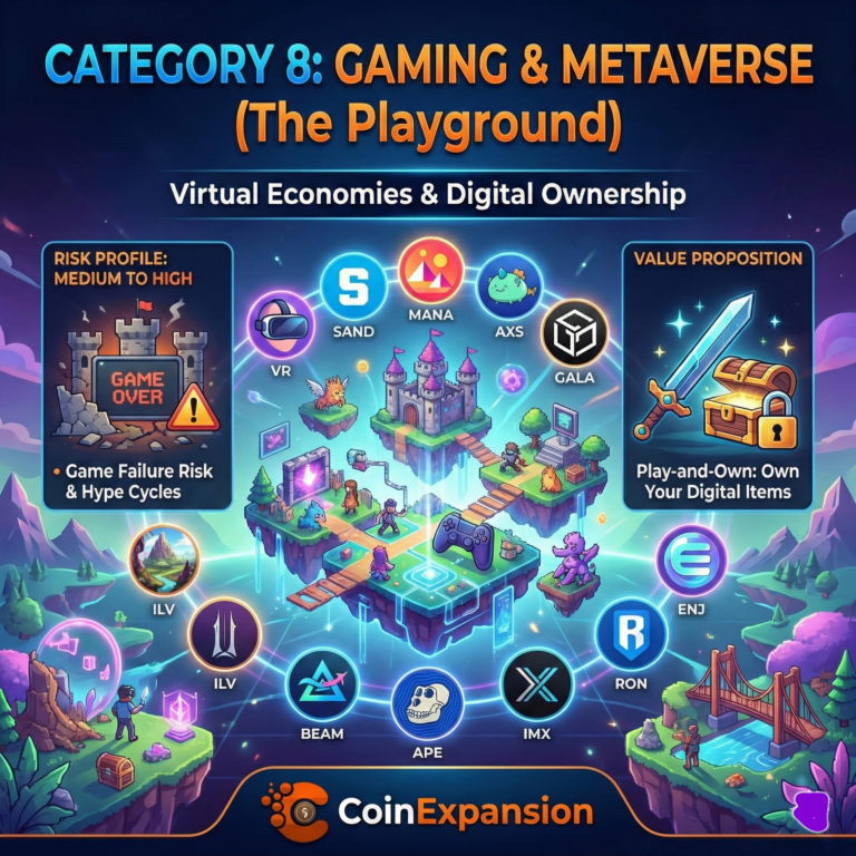 Crypto Coins List: Types of Cryptocurrencies (2026 Edition) 9 gaming and metaverse tokens